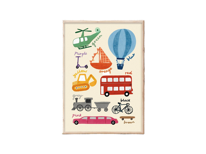 Lauren Sissons Studio Colours Transport Print - A3