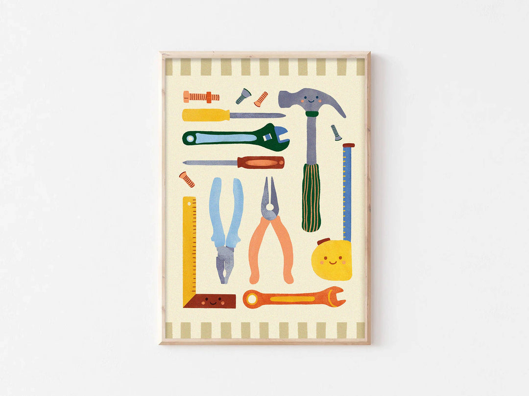 Lauren Sissons Studio Tool Time Print - A3