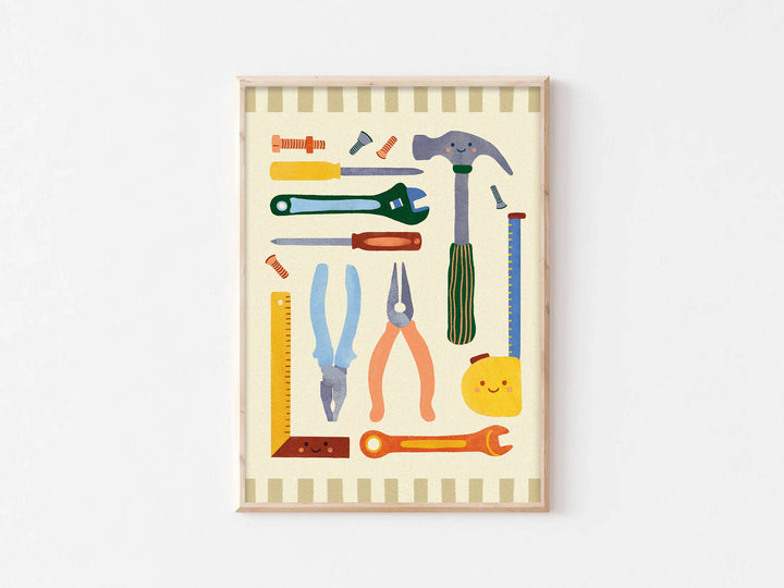 Lauren Sissons Studio Tool Time Print - A3
