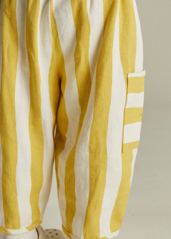 Claude & Co Emerson Stripe Trouser - Honey