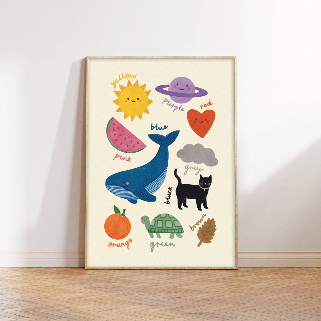 Lauren Sissons Studio Colours Educational Print - A3