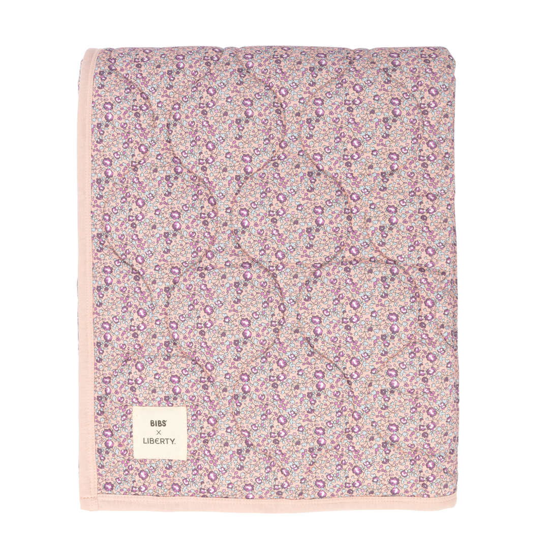 BIBS x Liberty Quilted Blanket - Eloise / Blush