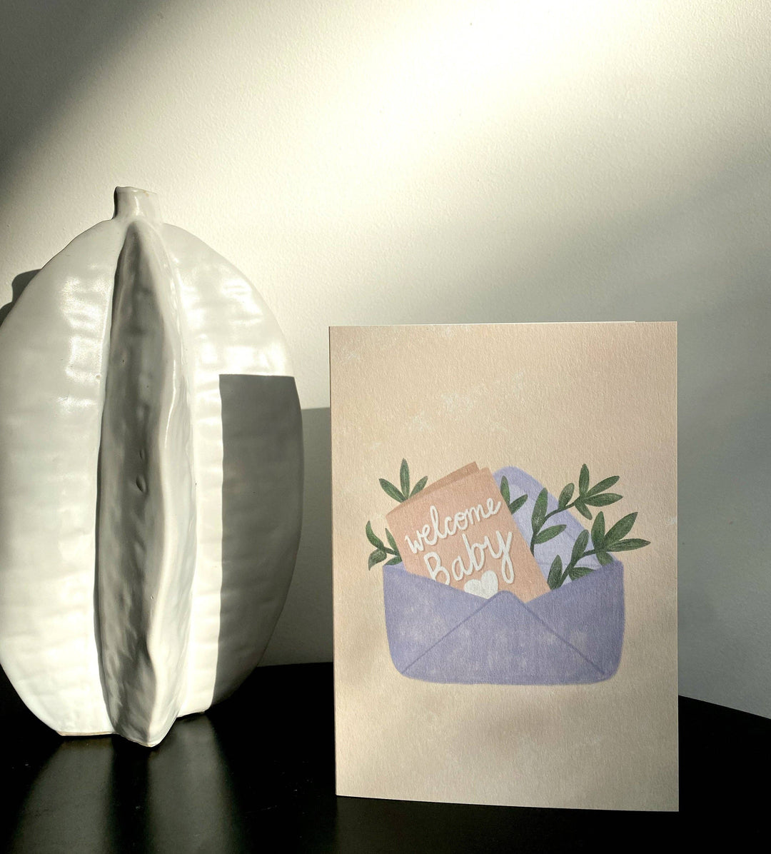 Lauren Sissons Studio Welcome Baby Card