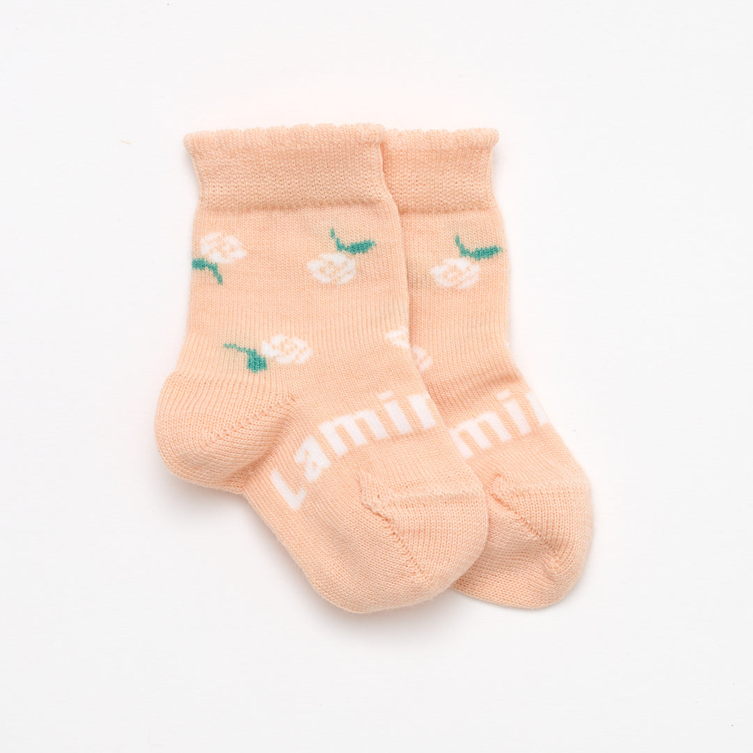 Lamington Merino Wool Crew Socks Baby - Daisy