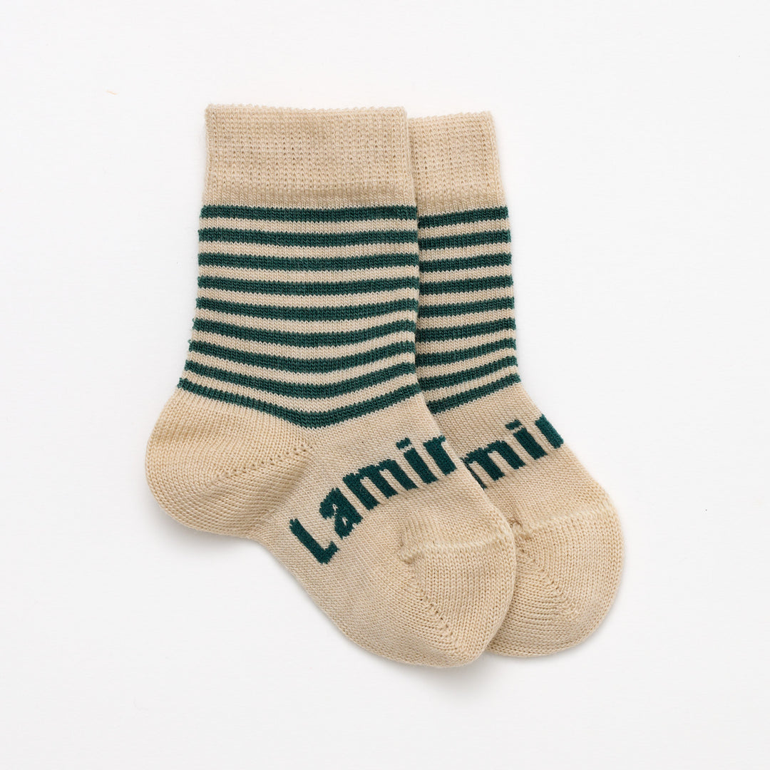 Lamington Merino Wool Crew Socks Baby - Tui