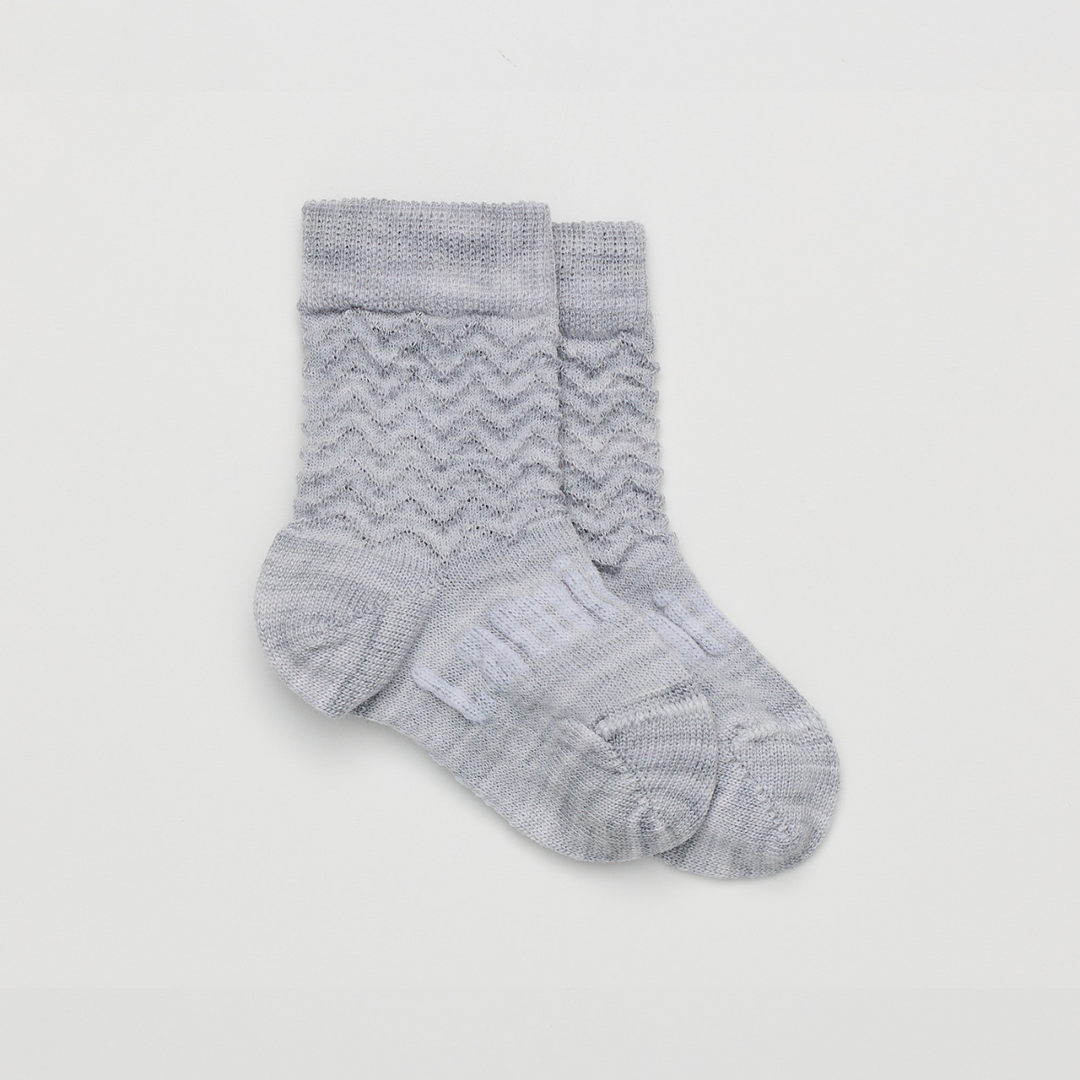 Lamington Merino Wool Crew Socks Baby - Bunny
