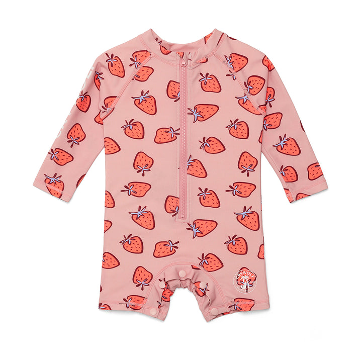 Crywolf Swim Baby Rash Suit - Strawberry Splash