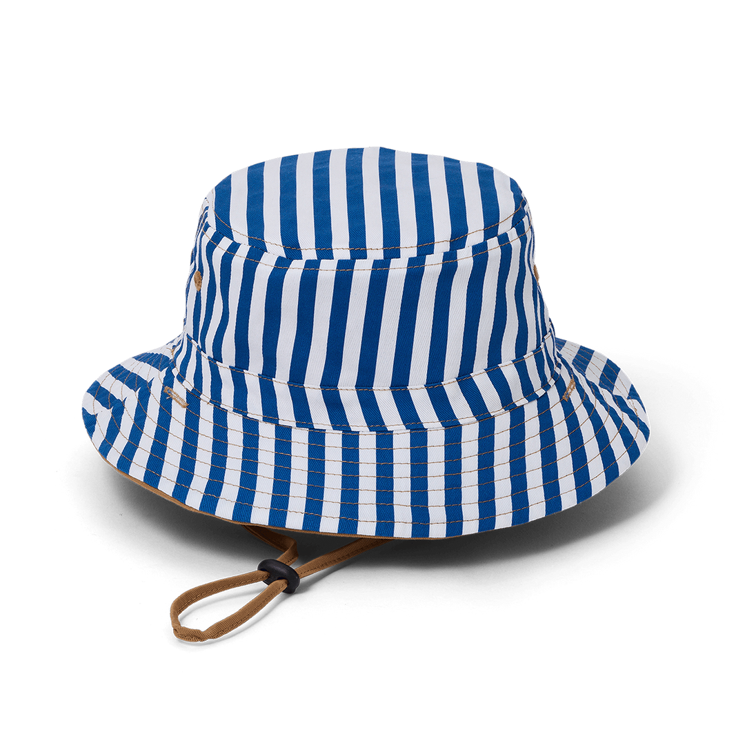 Crywolf Reversible Bucket Hat - Deep Sea Stripe