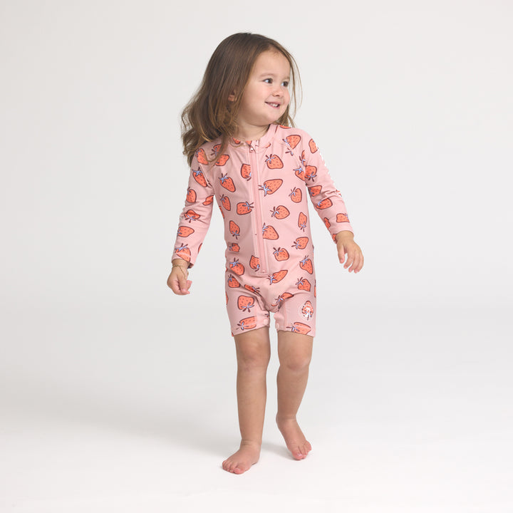Crywolf Swim Baby Rash Suit - Strawberry Splash