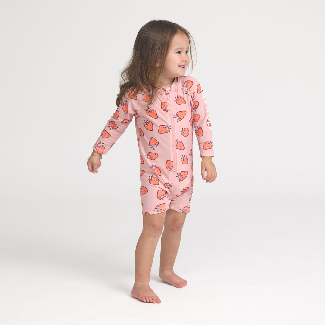 Crywolf Swim Baby Rash Suit - Strawberry Splash