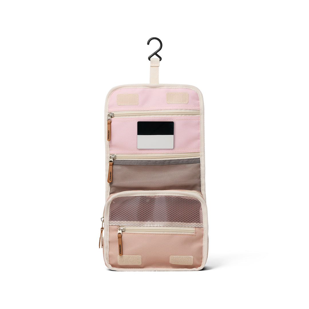 Crywolf Core Hanging Toiletry Bag - Blush Colourblock
