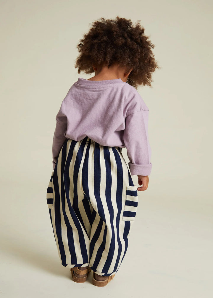 Claude & Co Emerson Stripe Trouser - Midnight