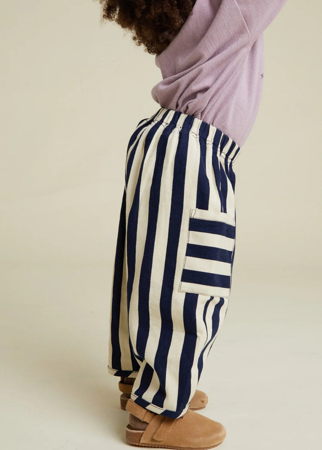 Claude & Co Emerson Stripe Trouser - Midnight