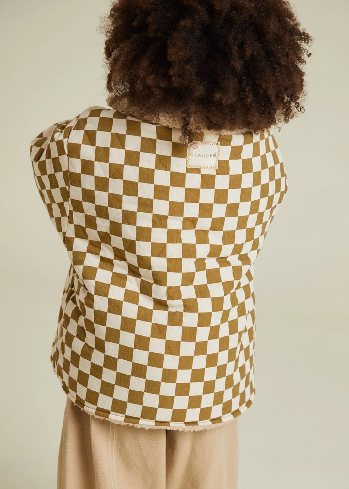 Claude & Co Checkerboard Coat - Coco