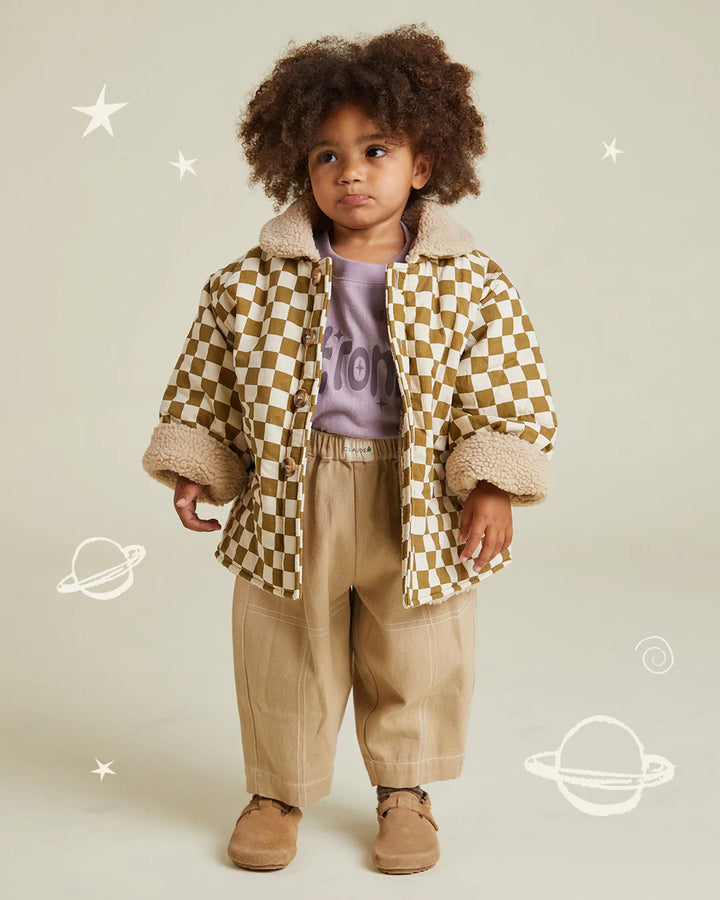 Claude & Co Checkerboard Coat - Coco