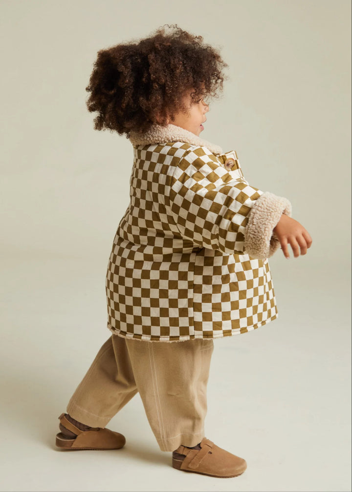 Claude & Co Checkerboard Coat - Coco