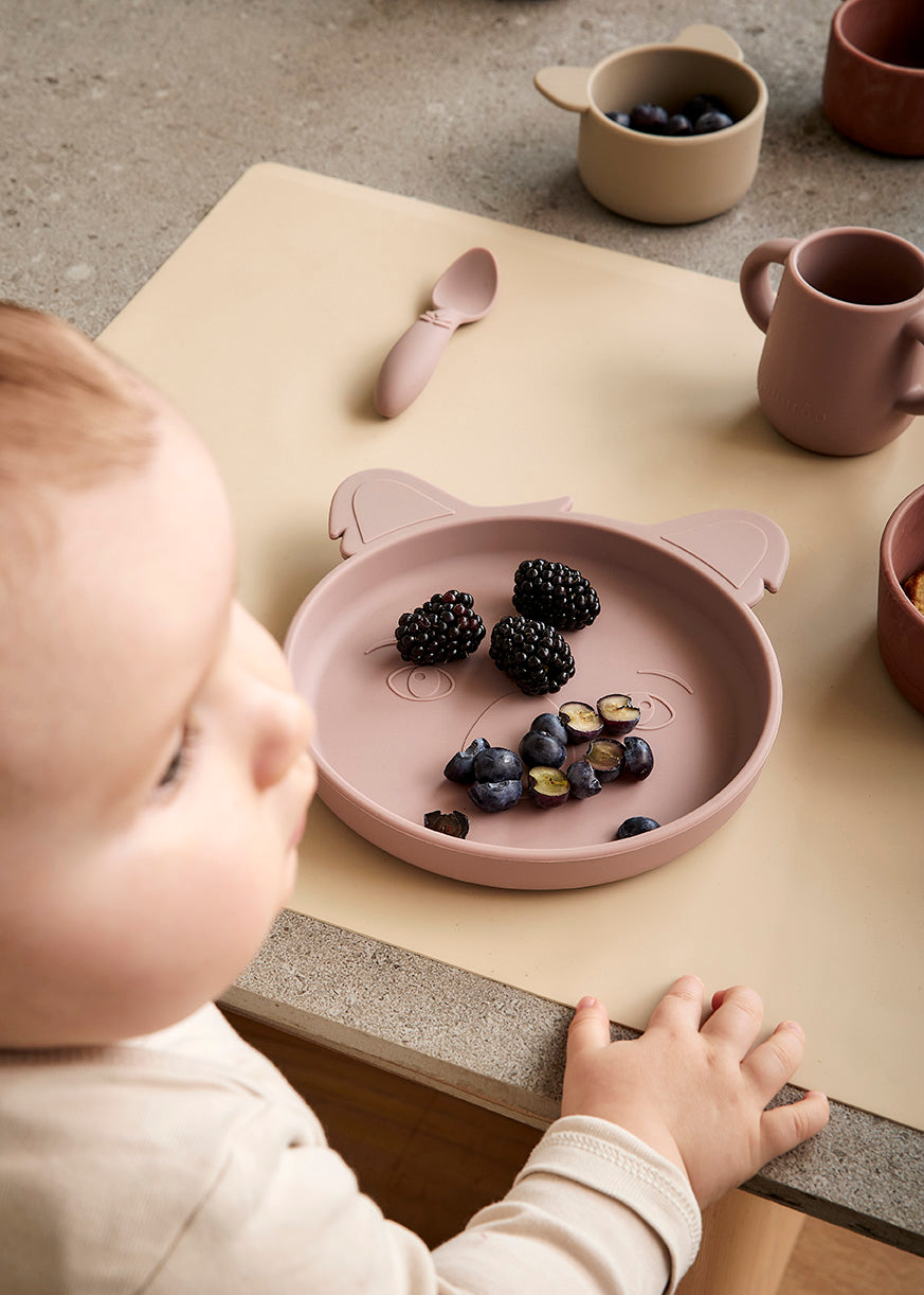 Nuuroo Akila Silicone Plate Koala 2 Pack - Woodrose