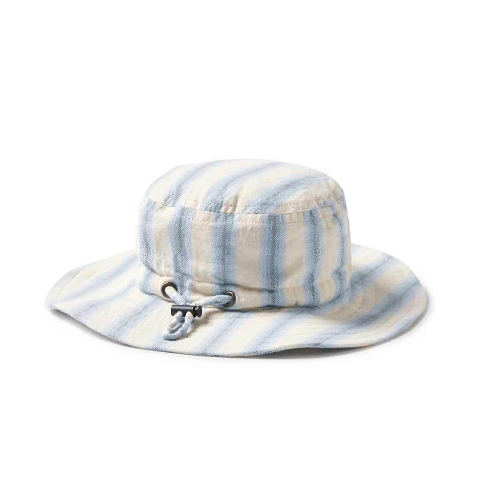 Wilson & Frenchy Organic Sun Hat - Deep Blue Stripe