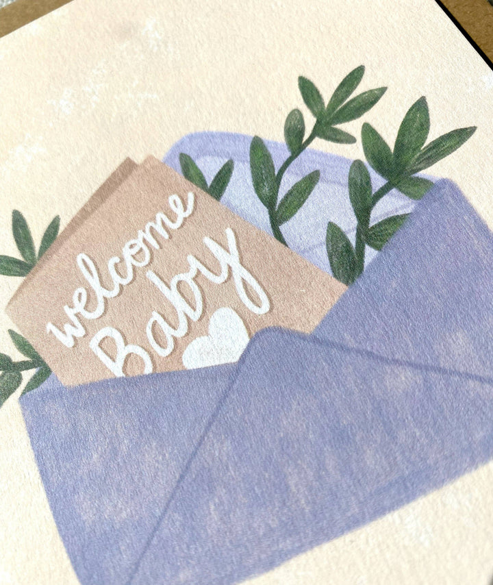 Lauren Sissons Studio Welcome Baby Card