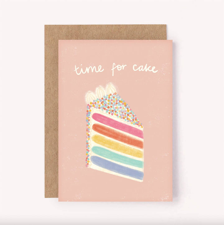 Lauren Sissons Studio Time for Cake Birthday Card