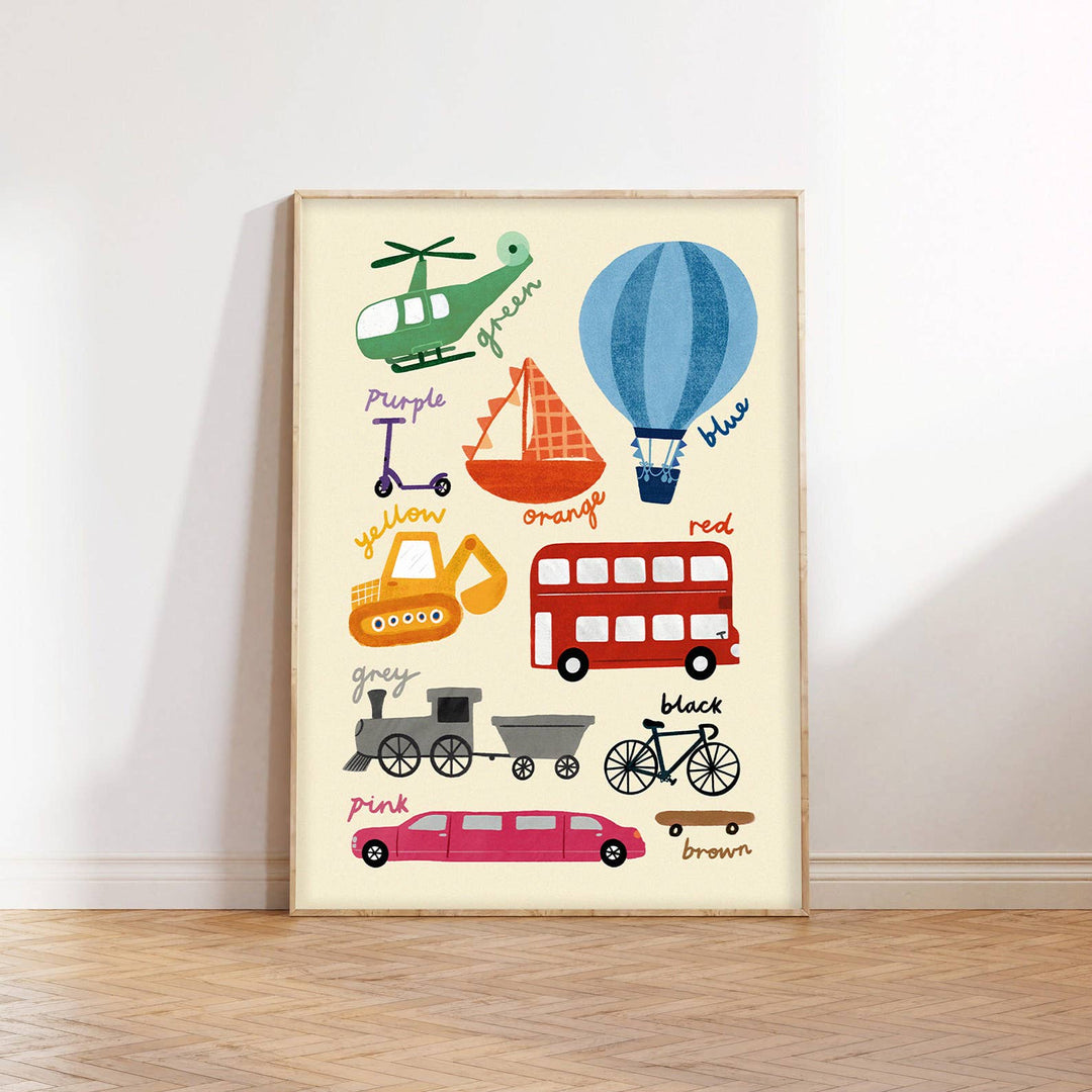 Lauren Sissons Studio Colours Transport Print - A3