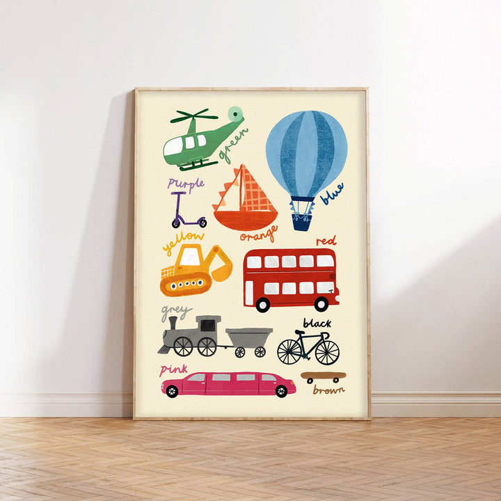 Lauren Sissons Studio Colours Transport Print - A3