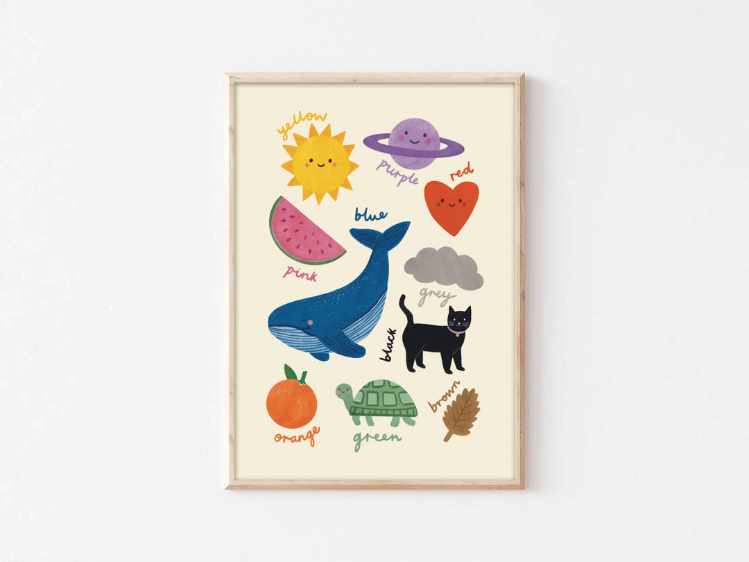 Lauren Sissons Studio Colours Educational Print - A3