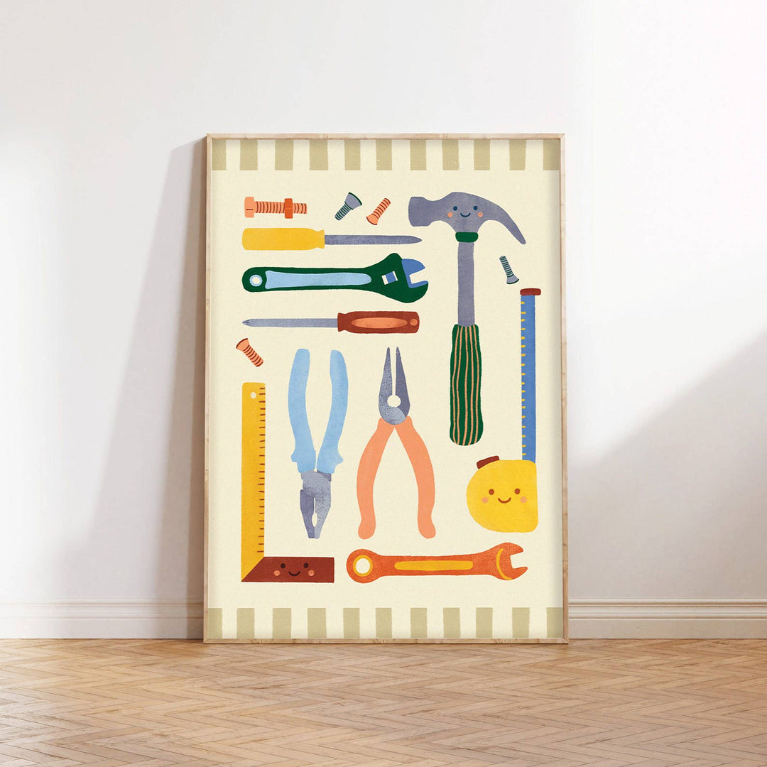 Lauren Sissons Studio Tool Time Print - A3