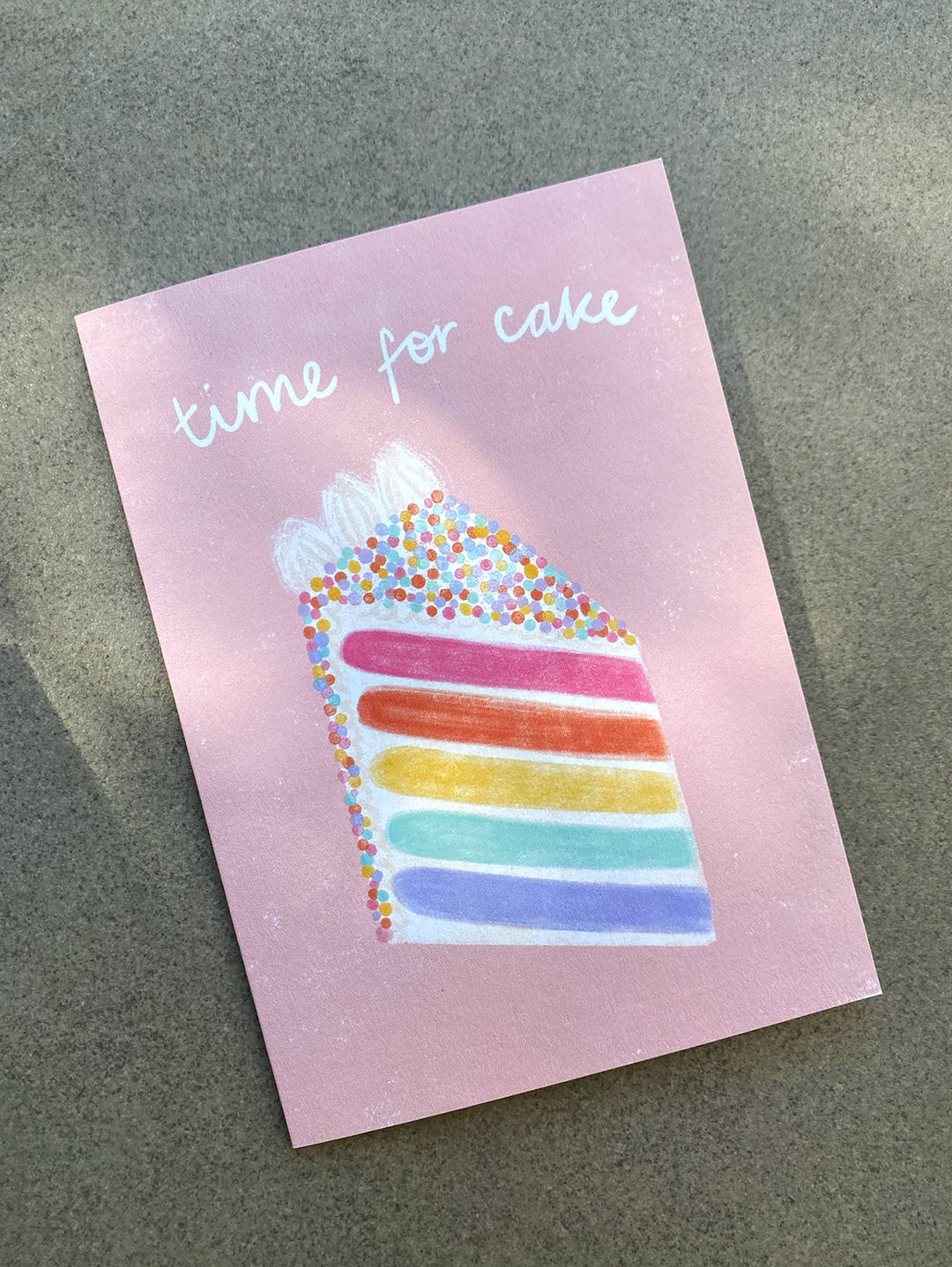 Lauren Sissons Studio Time for Cake Birthday Card
