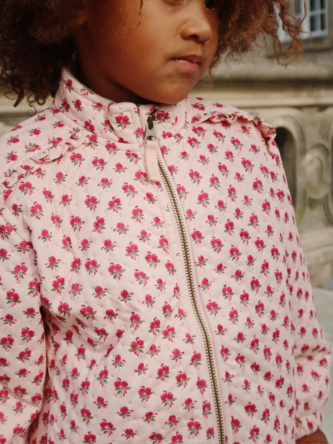 Konges Sløjd Thermo Frill Jacket - Rosie Blush