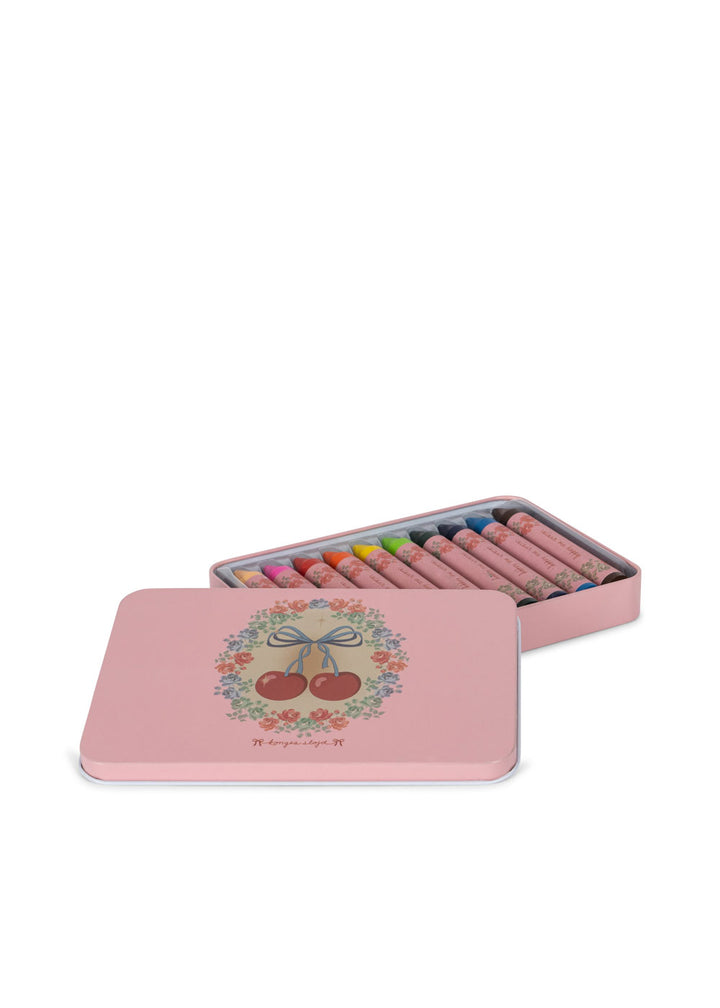 Konges Sløjd Crayons Bees Wax 10 PCS - Cherry Bow Pre Order