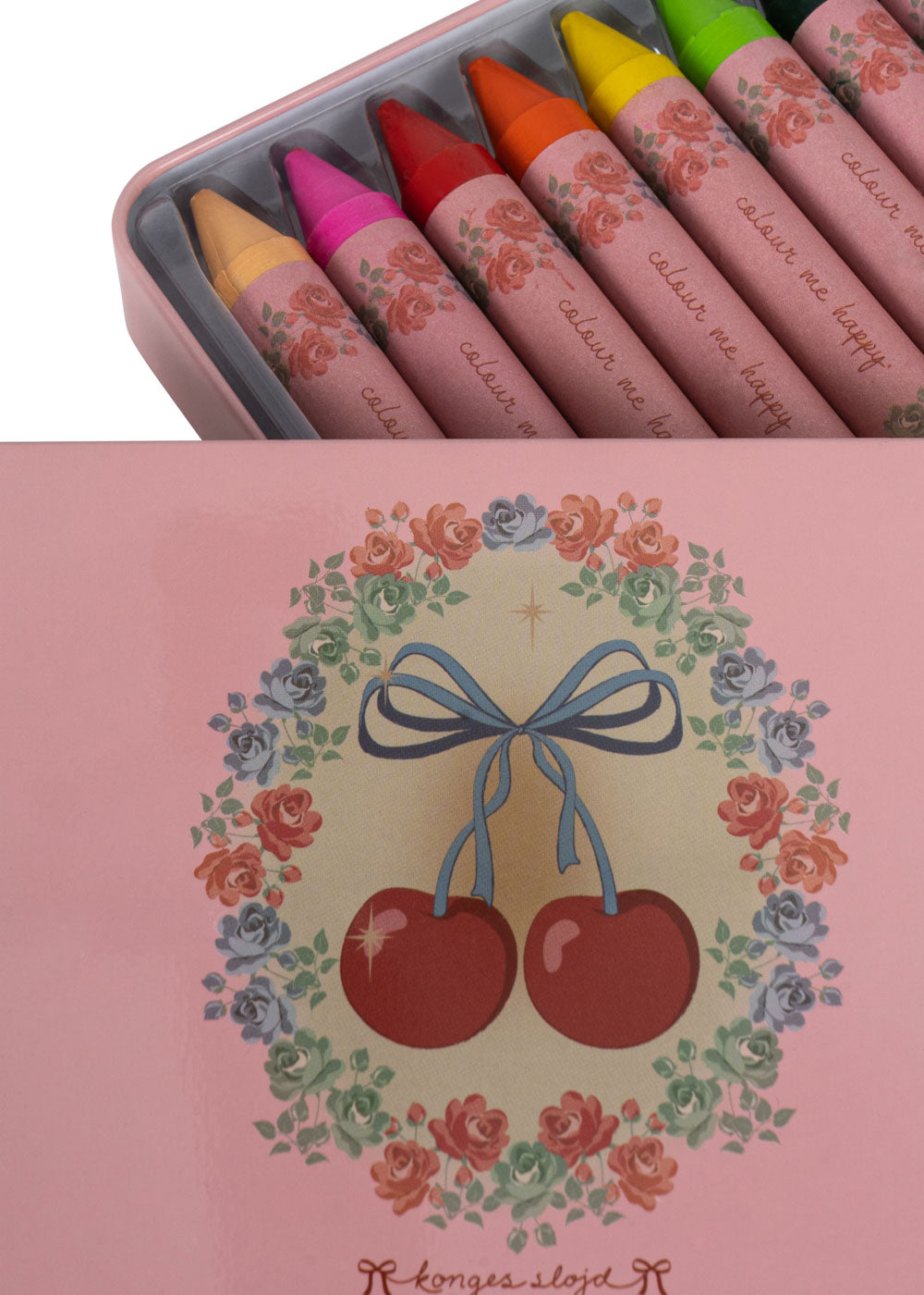 Konges Sløjd Crayons Bees Wax 10 PCS - Cherry Bow Pre Order