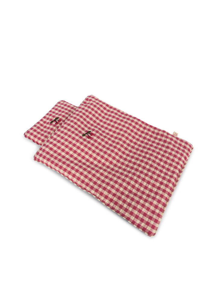 Konges Sløjd Doll Bedding - Bubblegum Check / Pre Order
