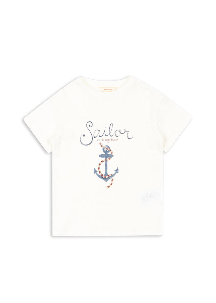 Konges Sløjd Era Tee - Off White / Sailor
