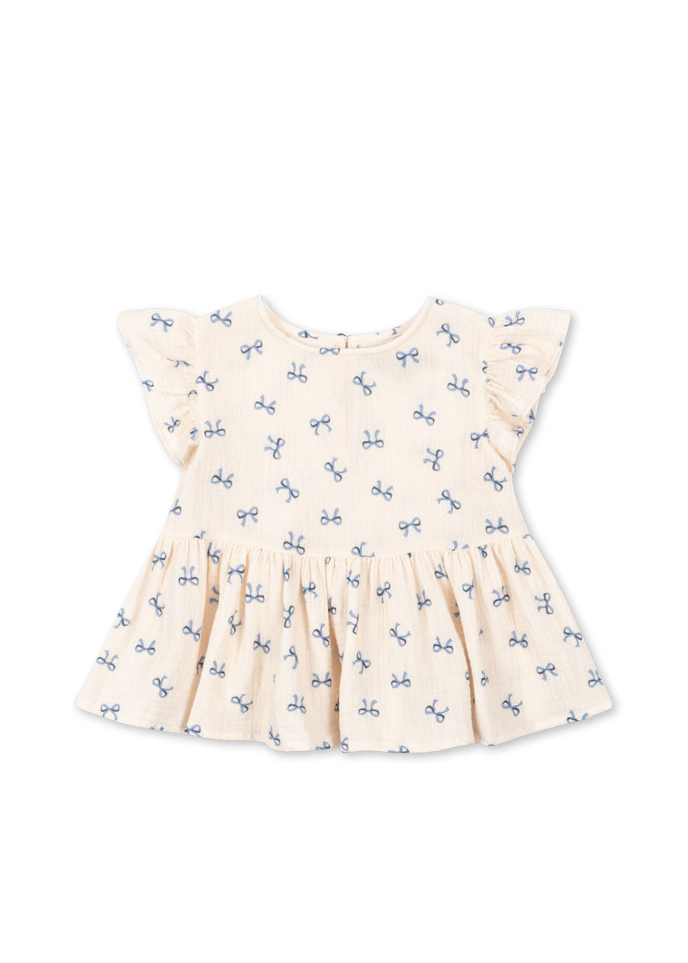 Konges Sløjd Coco Top GOTS - Bow Bleu