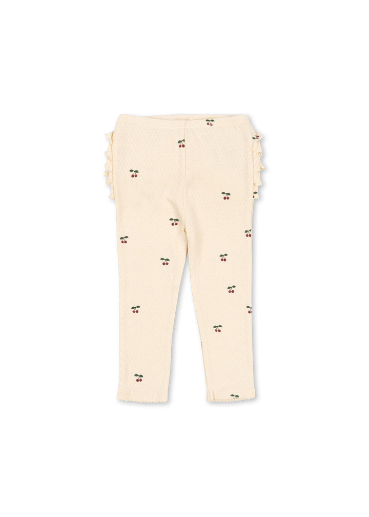 Konges Sløjd Sui Frill Pants GOTS - Cherry