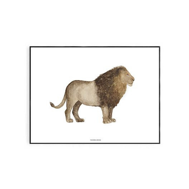 Fashionell Interiors - Lion Print - Dapper Mr Bear - www.dappermrbear.com - NZ