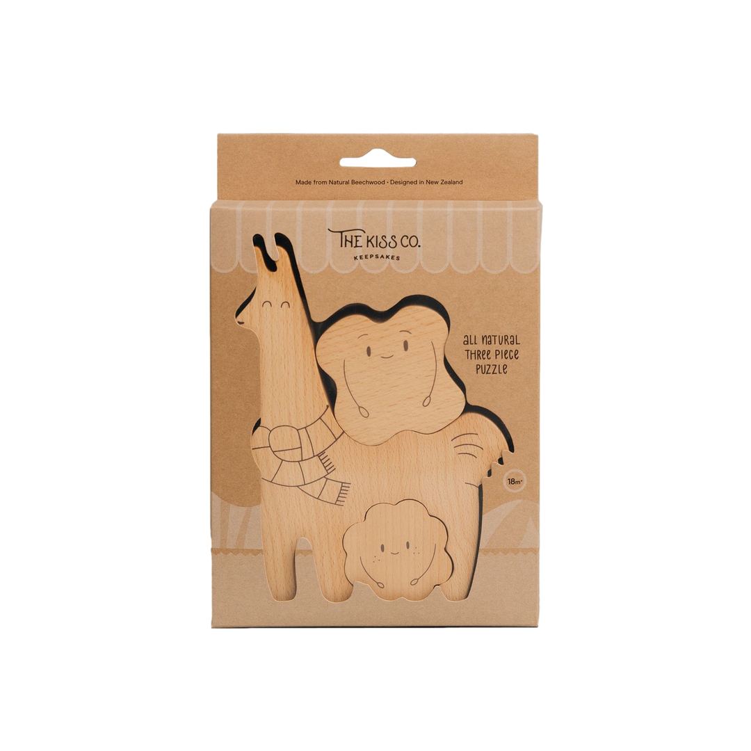 The Kiss Co - Āpiti - Wooden Puzzle - Dapper Mr Bear - www.dappermrbear.com - NZ