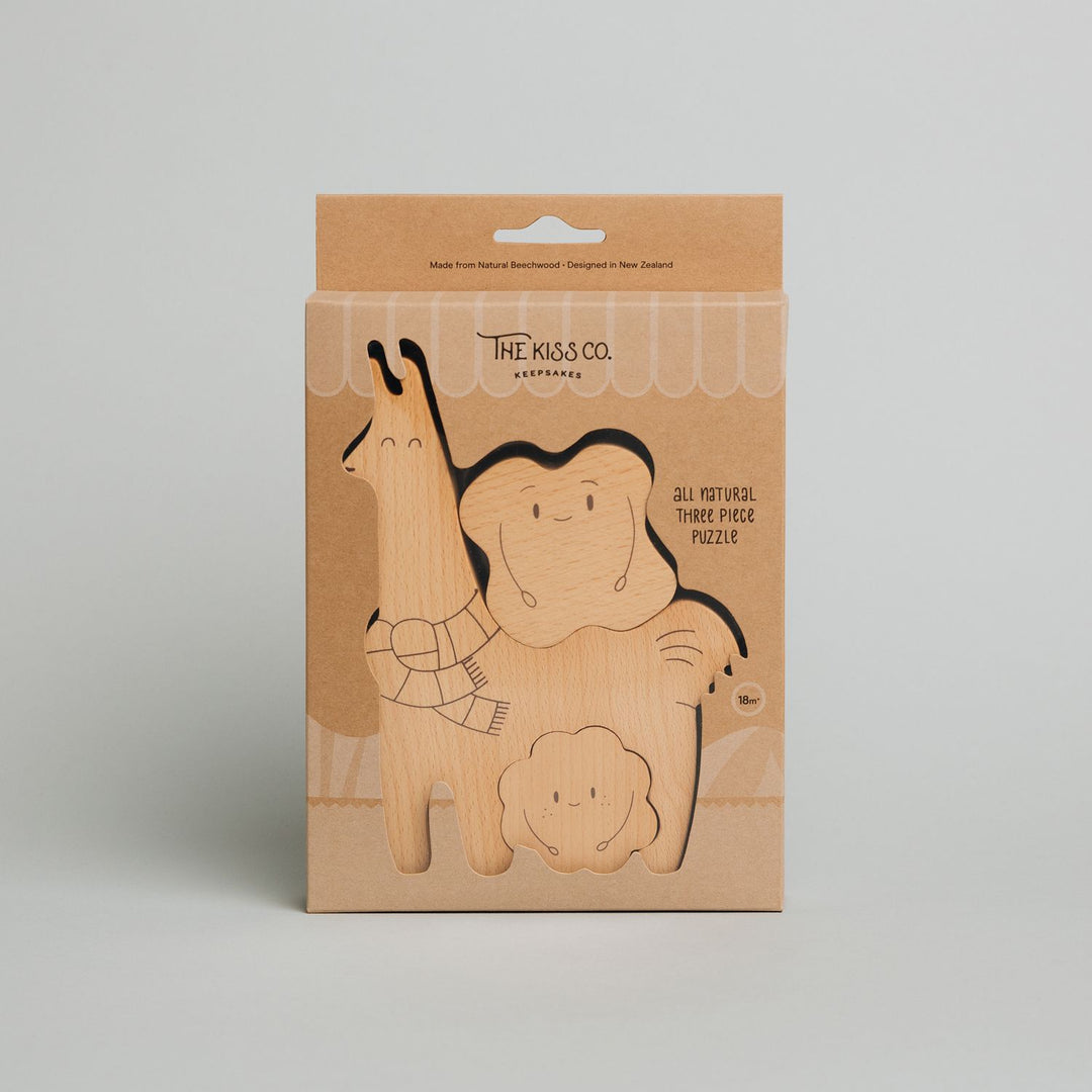 The Kiss Co - Āpiti - Wooden Puzzle - Dapper Mr Bear - www.dappermrbear.com - NZ
