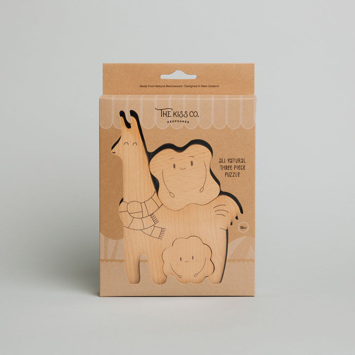 The Kiss Co - Āpiti - Wooden Puzzle - Dapper Mr Bear - www.dappermrbear.com - NZ