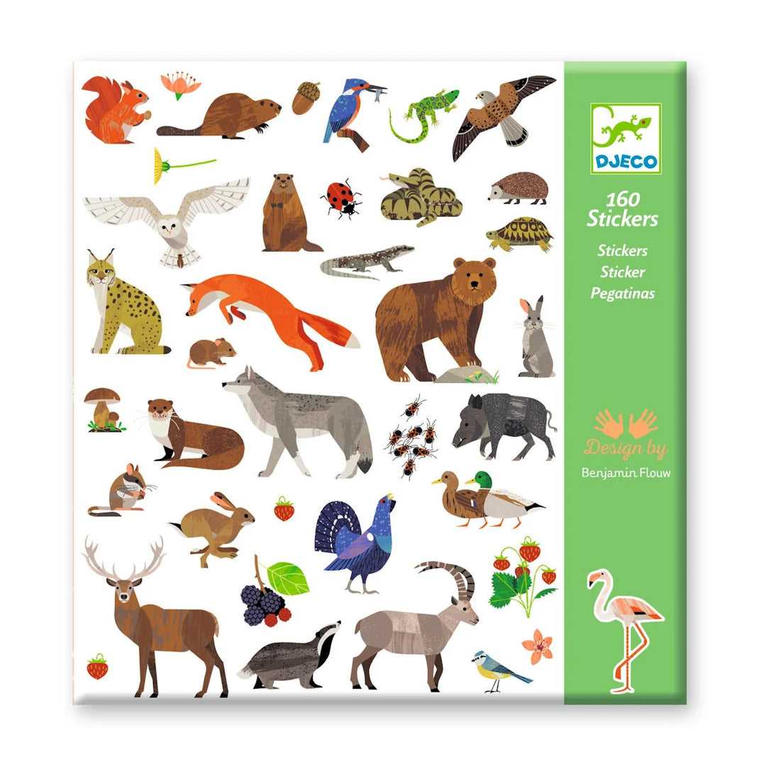 Djeco Stickers - Fauna