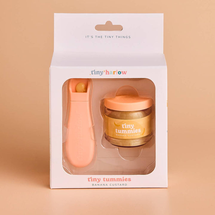 Tiny Harlow Dolls Food - Banana Custard