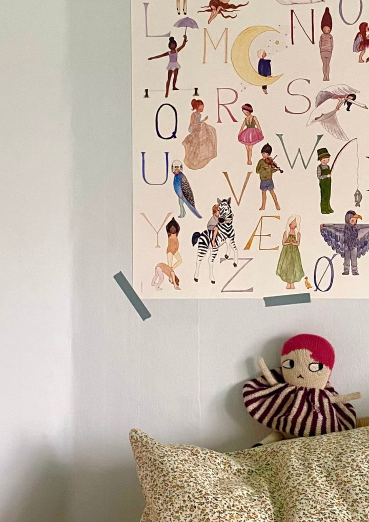 Tall Hat Tales ABC Print - 50 x 70