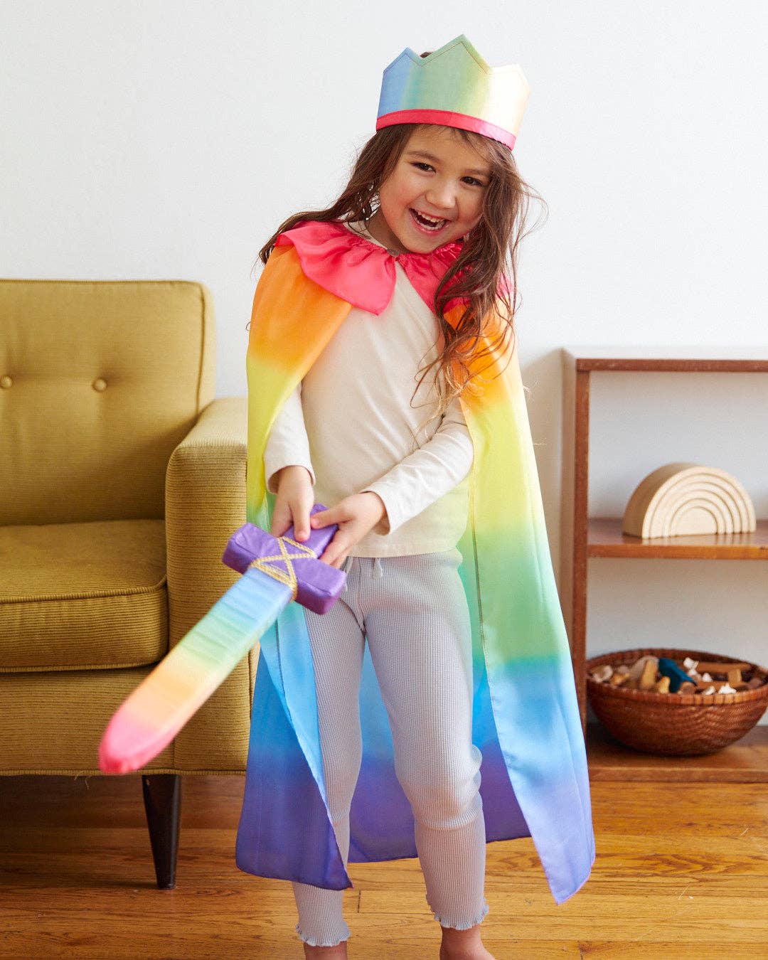Sarah’s Silks - Rainbow Cape