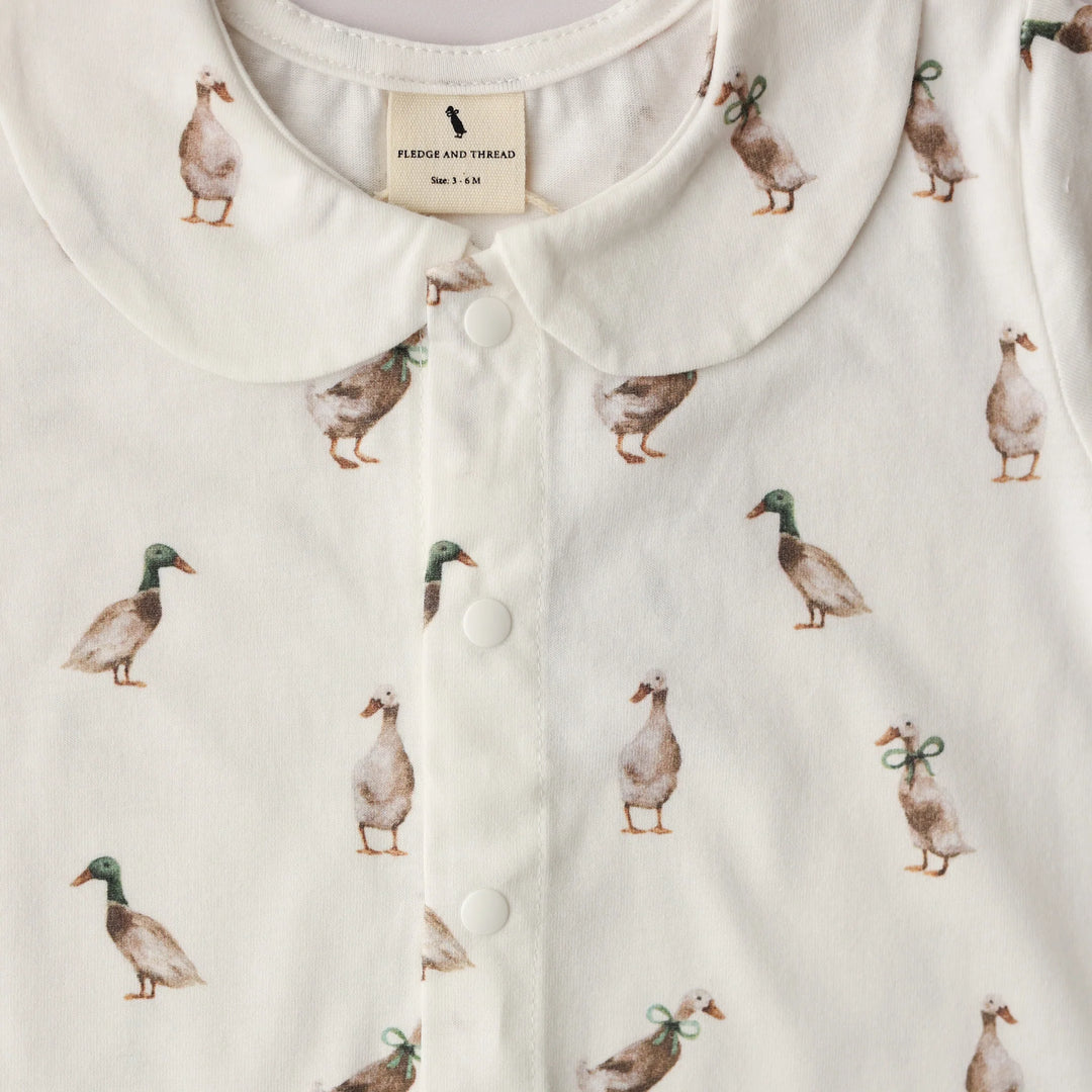 Fledge and Thread Romper - Duck