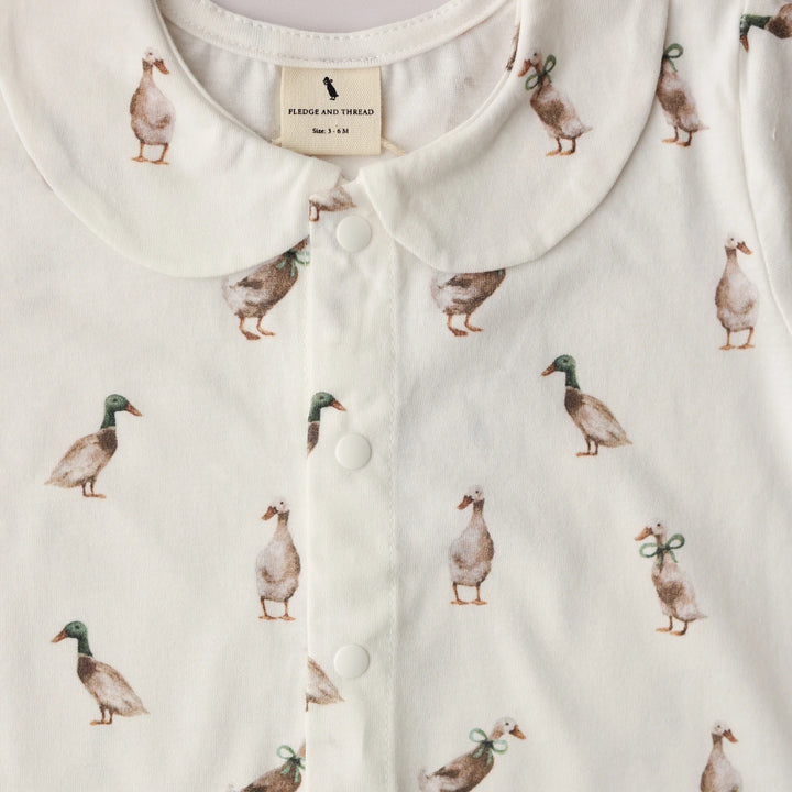 Fledge and Thread Romper - Duck