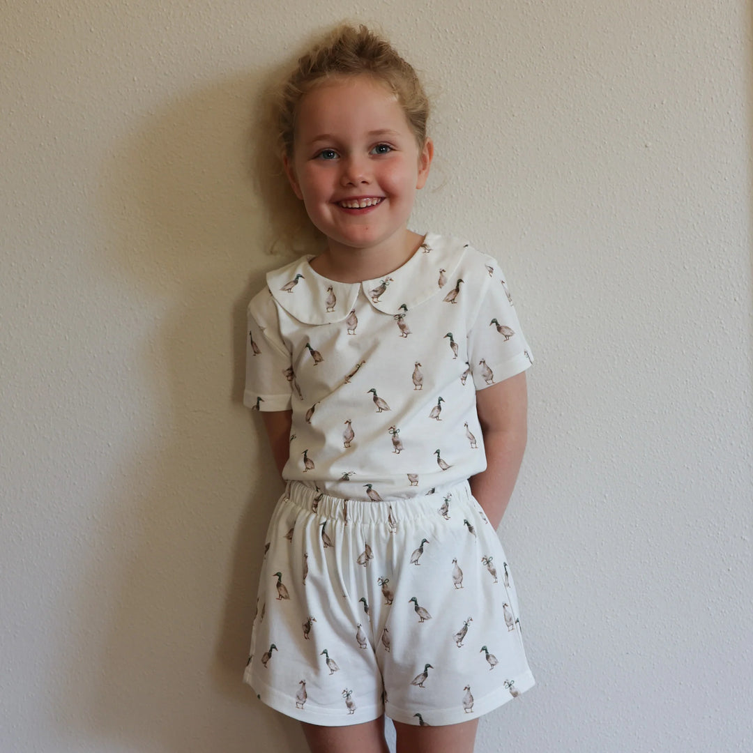 Fledge and Thread Short & Shirt Set - Duck