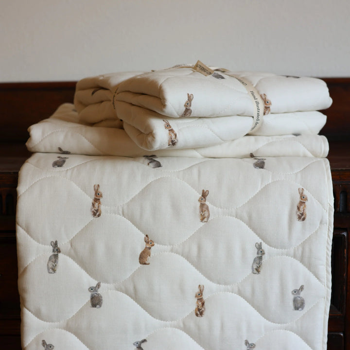 Fledge and Thread Quilted Blanket - Bunny