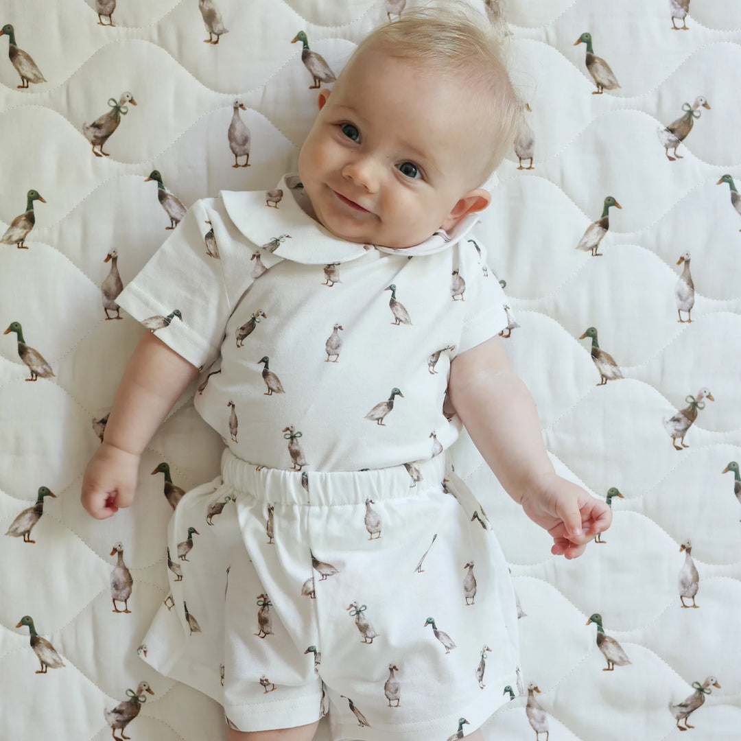 Fledge and Thread Short & Shirt Set - Duck