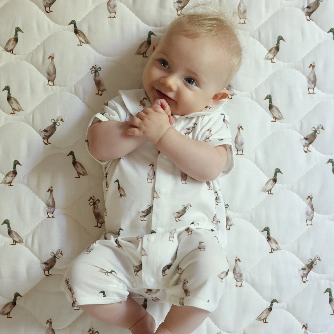 Fledge and Thread Romper - Duck